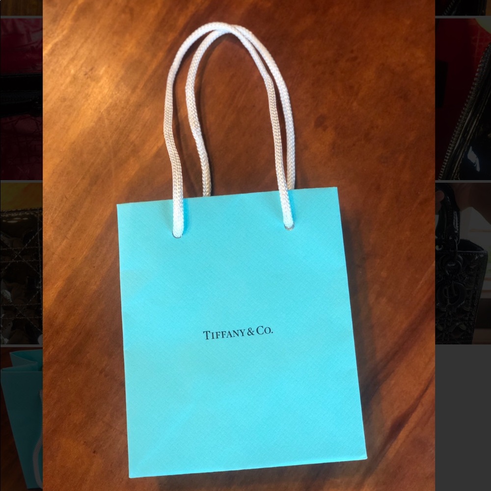 Tiffany Co. authentic blue paper bag
